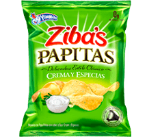 Ziba`s Papitas Crema y Especias