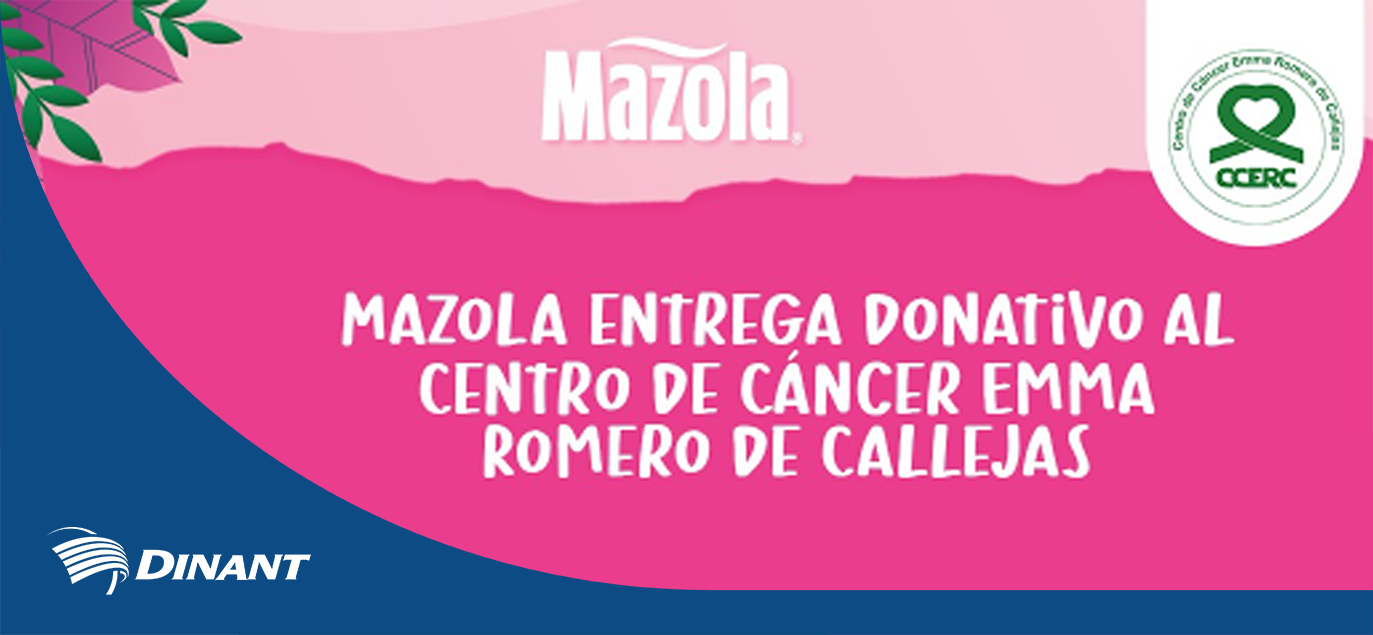 Mazola entrega donativo al Centro de Cáncer Emma Romero de Callejas